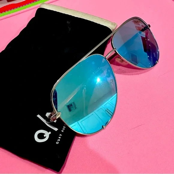Quay Australia | Accessories | Quay Blue Sunglasses | Poshmark display picture 3